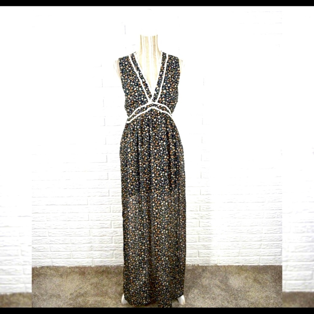 Paper Crane | Floral Empire Waist Maxi Dress
